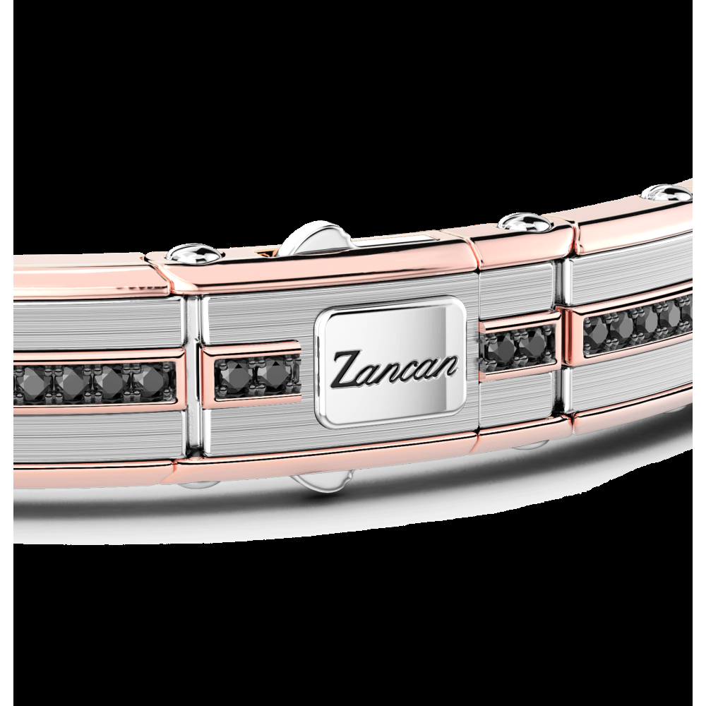 Zancan Bracciale Zancan in oro 18kt con diamanti neri Prezzo Ridotto