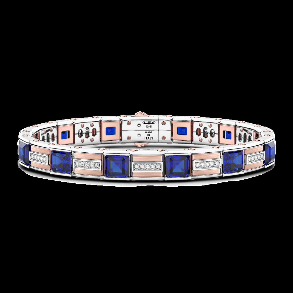 Zancan Bracciale Zancan in oro 18kt con zaffiri blu Sottocosto