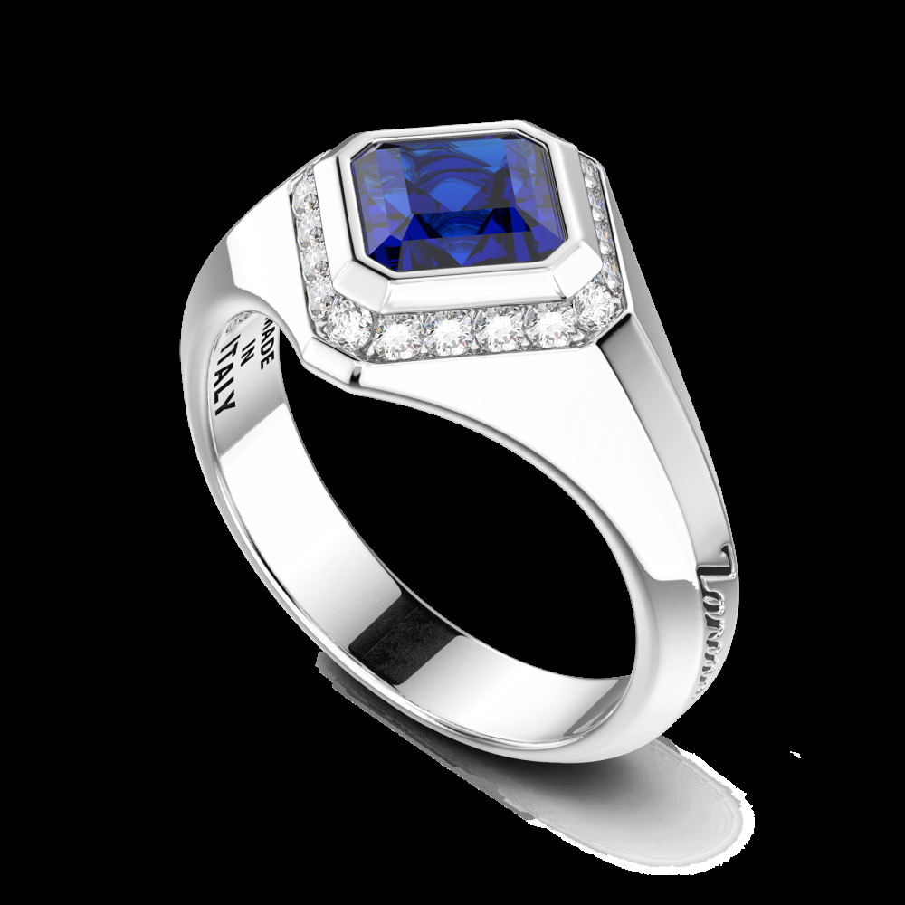 Zancan Anello Zancan in oro 18kt con zaffiro blu Novità