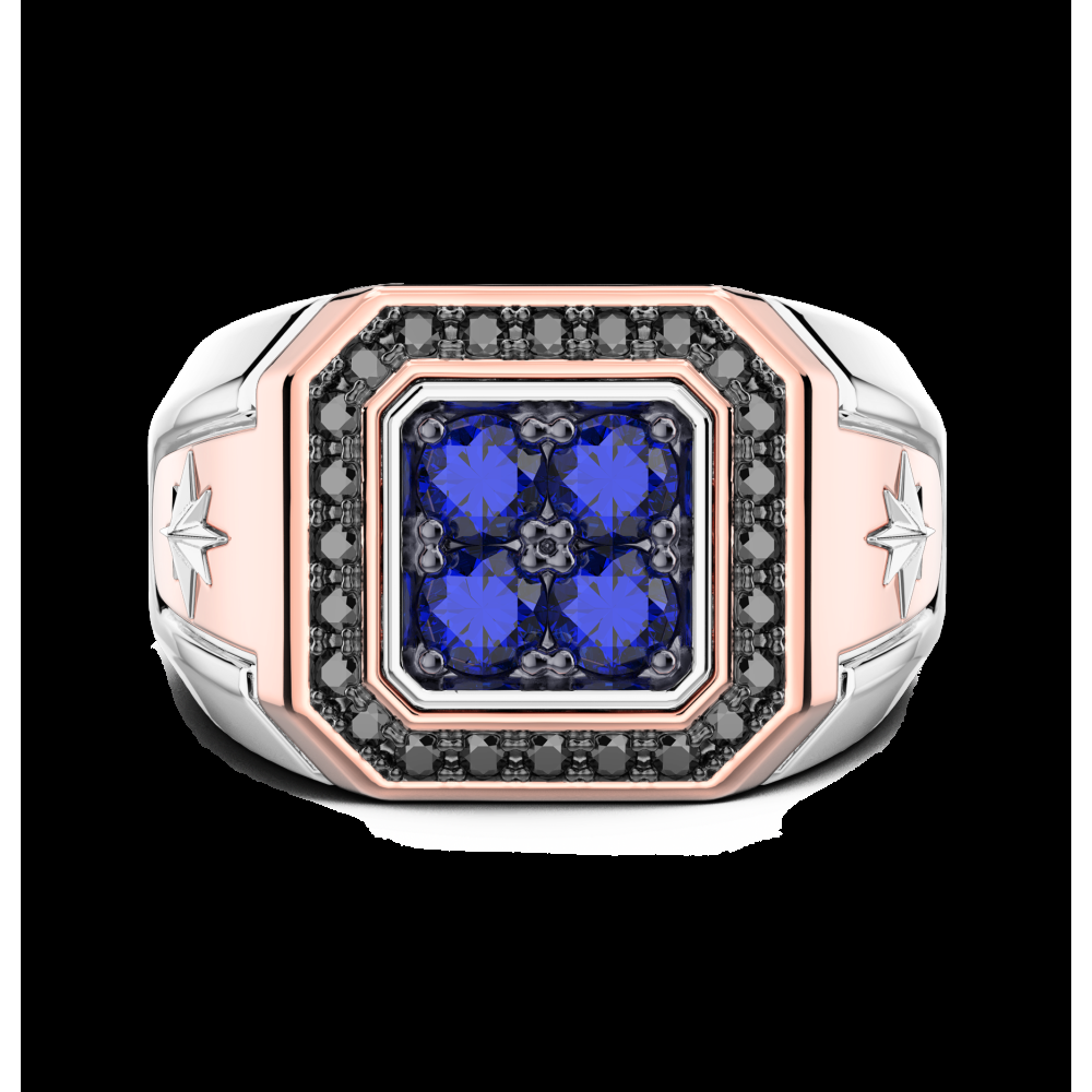 Zancan Anello Zancan in oro 18kt con zaffiri Sconto