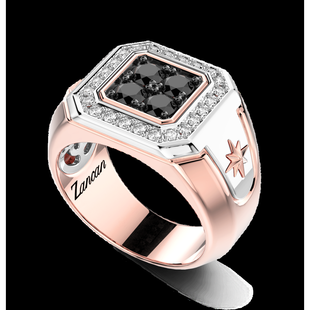 Zancan Anello Zancan in oro 18kt con diamanti Offerta