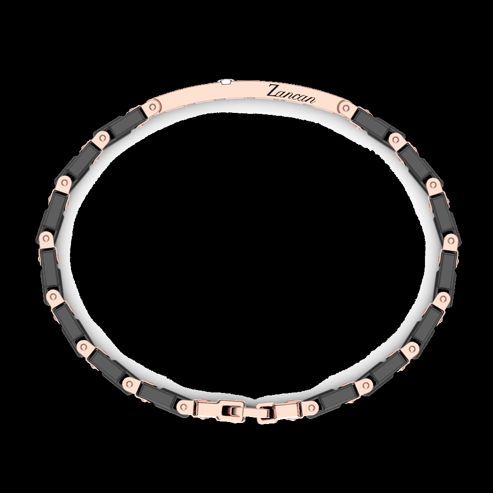 Zancan Bracciale Zancan in oro 18kt e ceramica nera Vendita Economica
