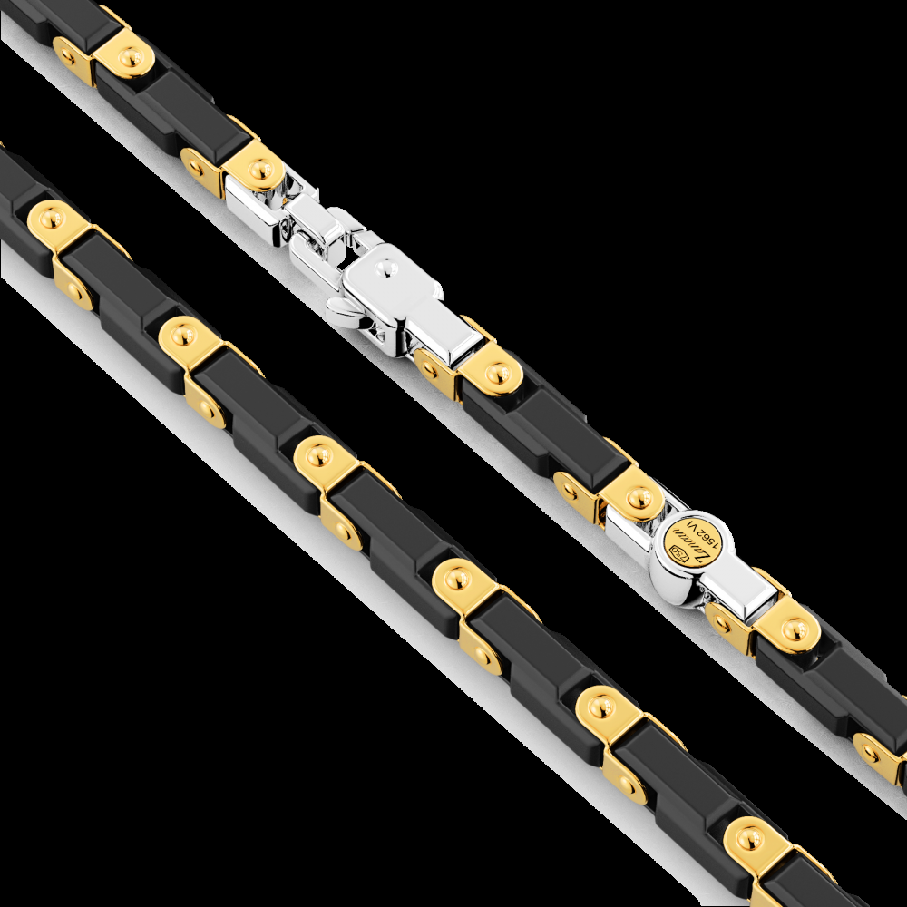 Zancan Collana Zancan in oro 18kt e ceramica nera Vendite Flash