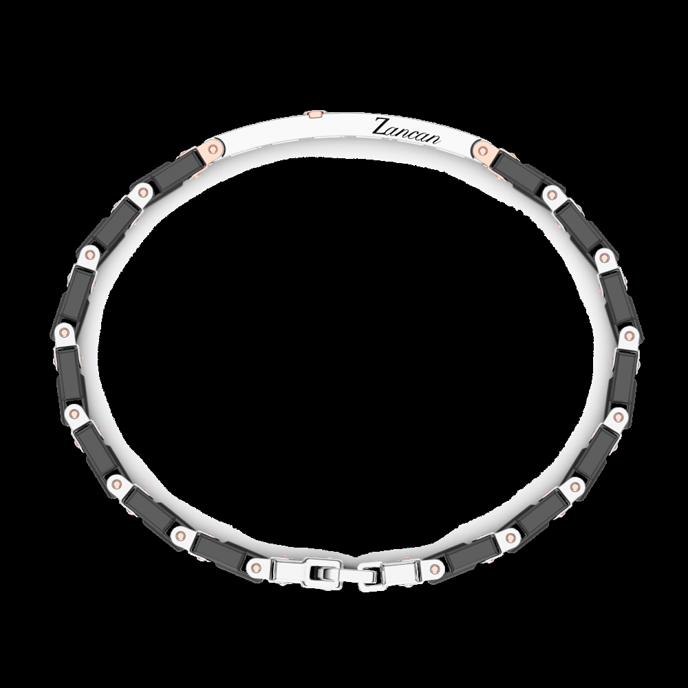 Zancan Bracciale Zancan in oro 18kt e ceramica nera Negozio