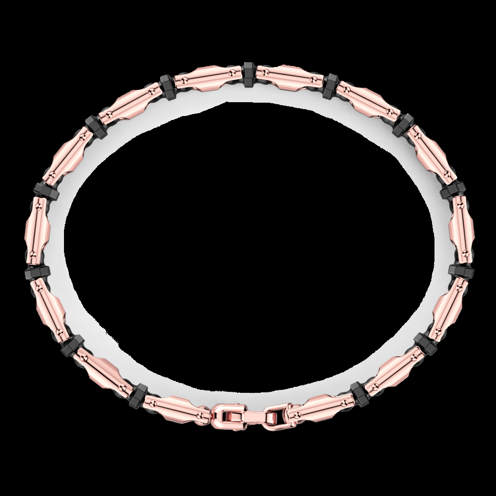 Zancan Bracciale Zancan in oro 18kt e ceramica nera In Saldo