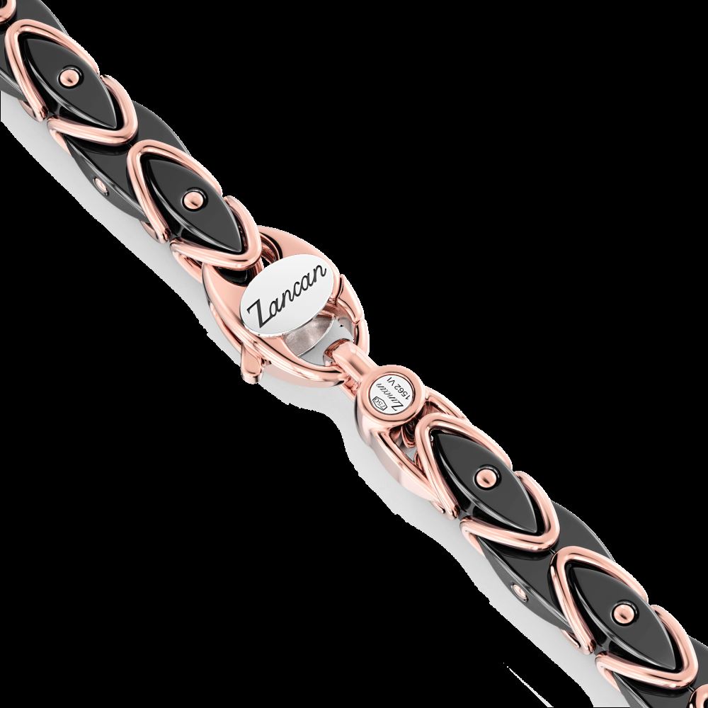 Zancan Collana Zancan in oro 18kt e ceramica nera Nuova