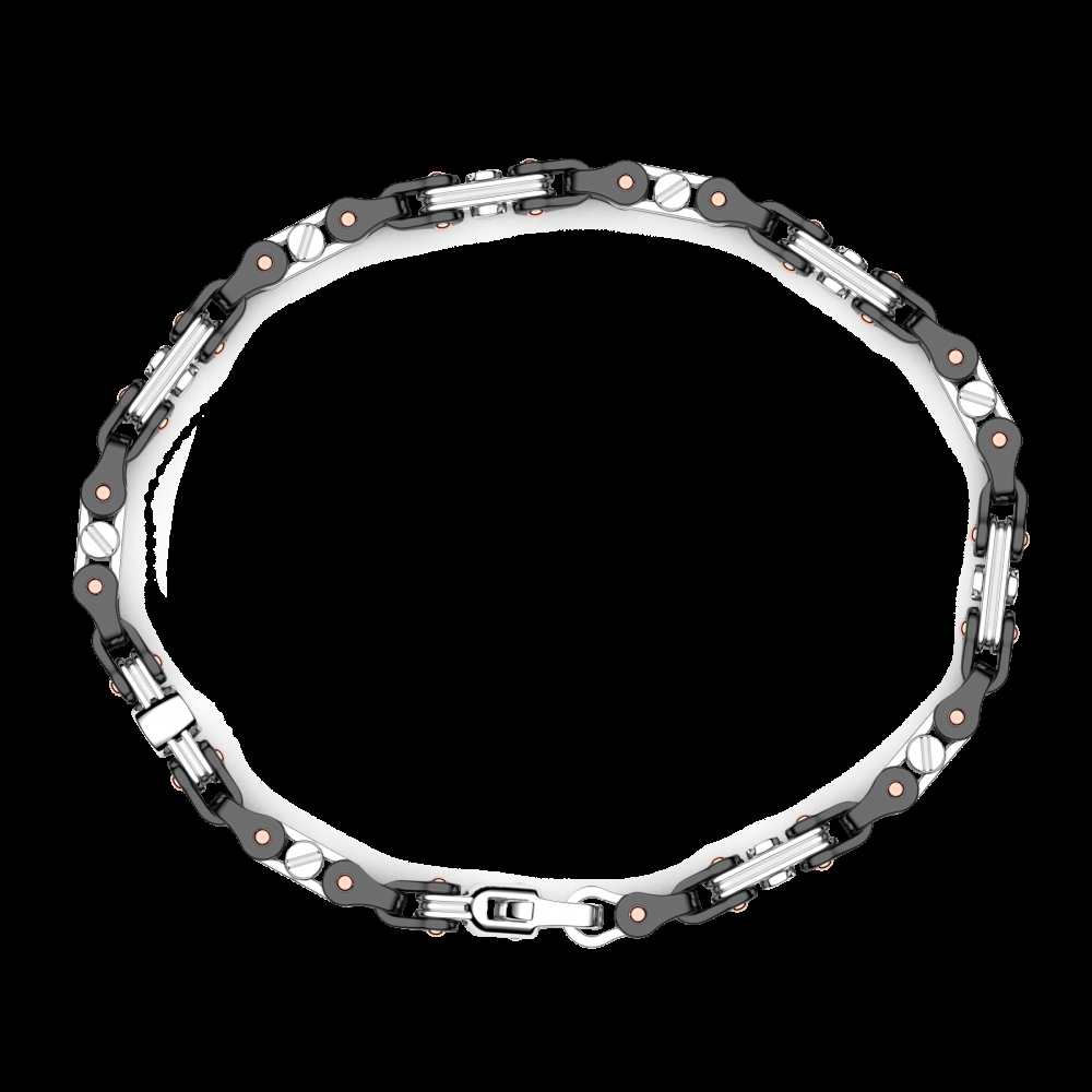 Zancan Bracciale Zancan in oro 18kt e ceramica nera Negozio online di fabbrica