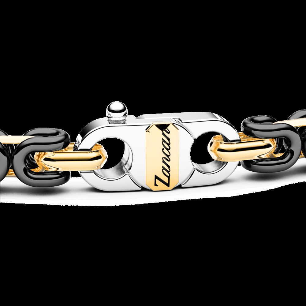 Zancan Bracciale Zancan in oro 18kt e ceramica nera Flash Sale
