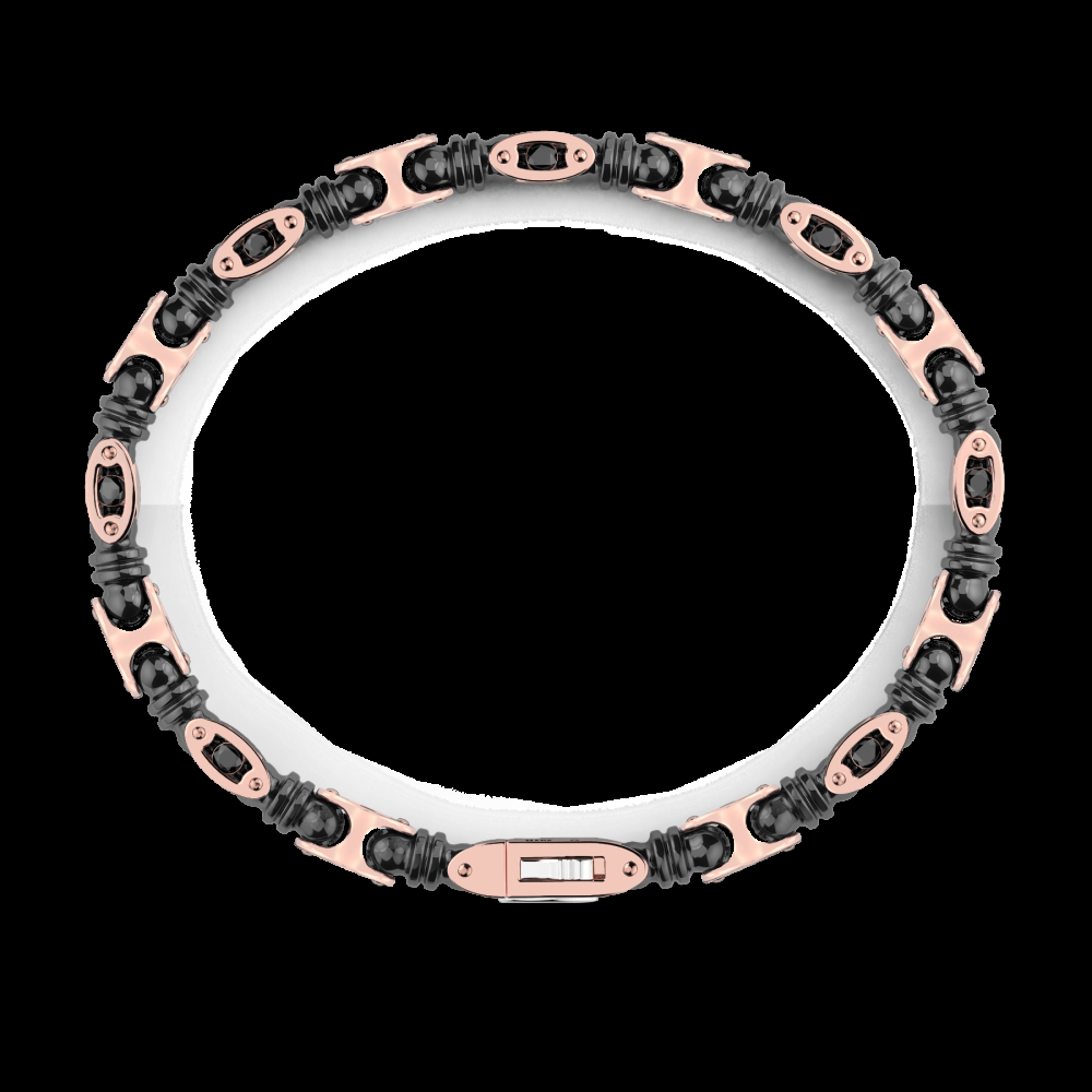 Zancan Bracciale Zancan in oro 18kt ceramica e diamanti Fornitura limitata