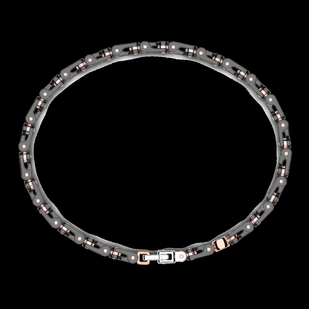 Zancan Bracciale Zancan in oro 18kt e ceramica nera Shopping online