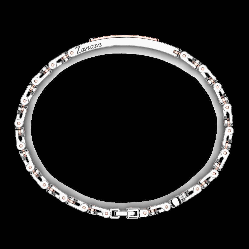 Zancan Bracciale Zancan in oro 18kt con diamanti neri Online Outlet