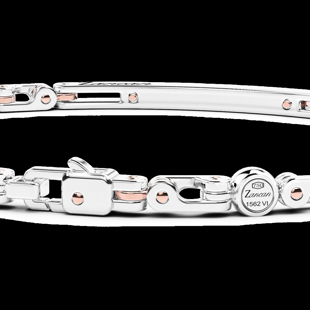 Zancan Bracciale Zancan in oro 18kt con diamanti neri Online Outlet