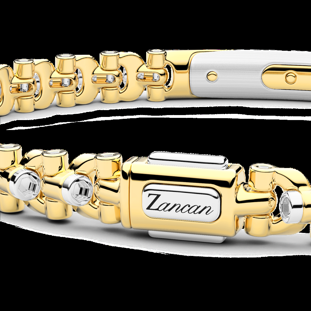 Zancan Bracciale Zancan in oro 18kt con targa centrale Lightning offer