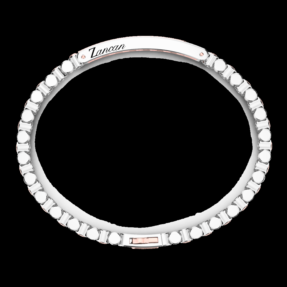 Zancan Bracciale Zancan in oro 18kt e diamanti neri Offerte giornaliere