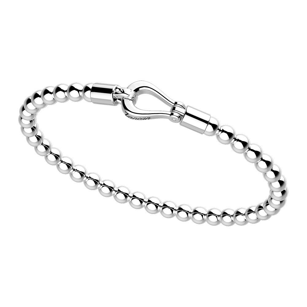 Zancan Bracciale Zancan in argento a sfere con chiusura moschettone Vendita Economica