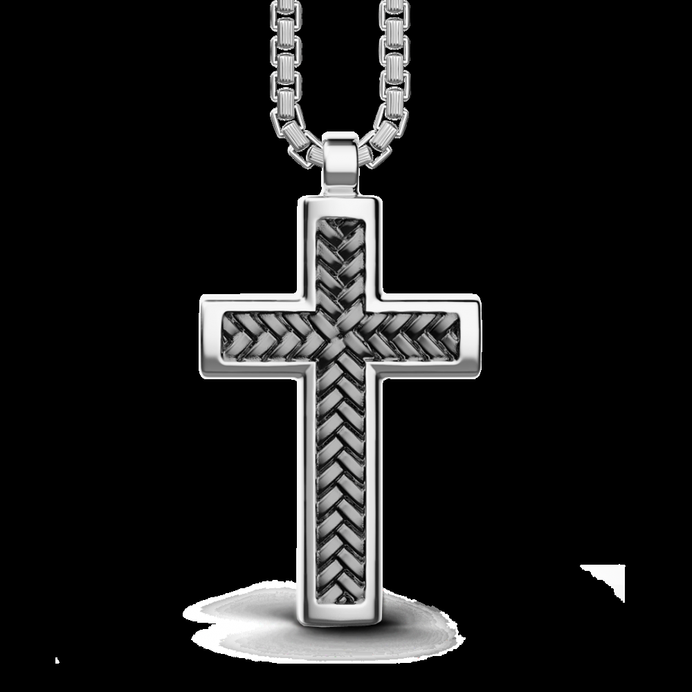 Zancan Collana Zancan in argento con pendente a croce Negozio online di fabbrica