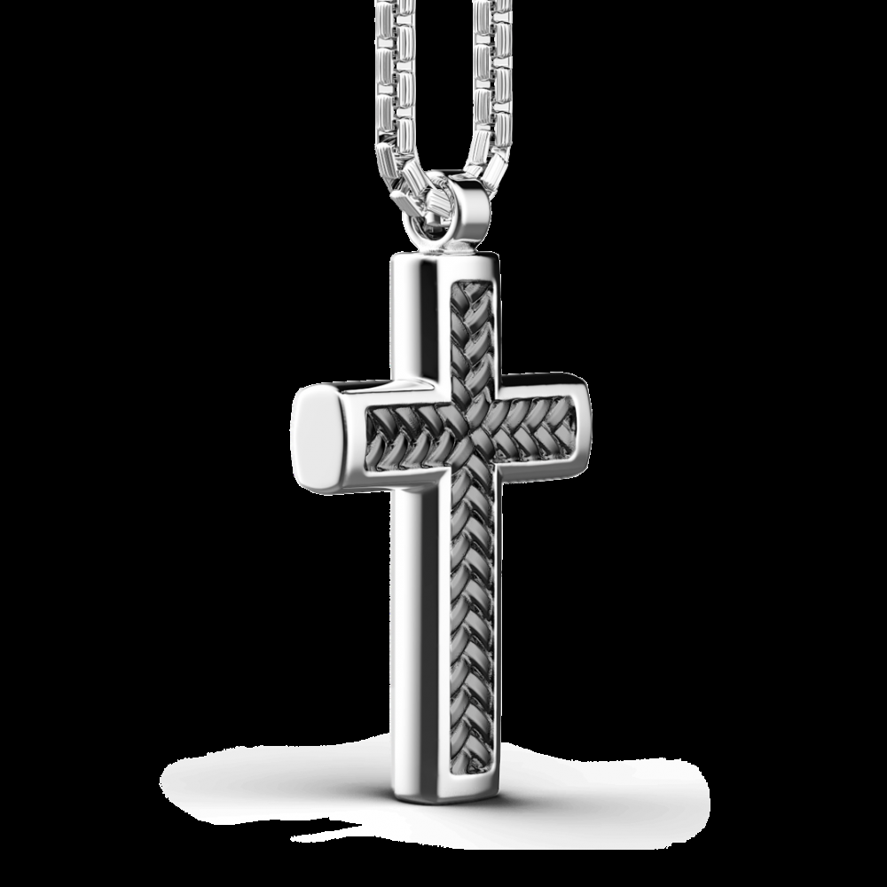 Zancan Collana Zancan in argento con pendente a croce Negozio online di fabbrica