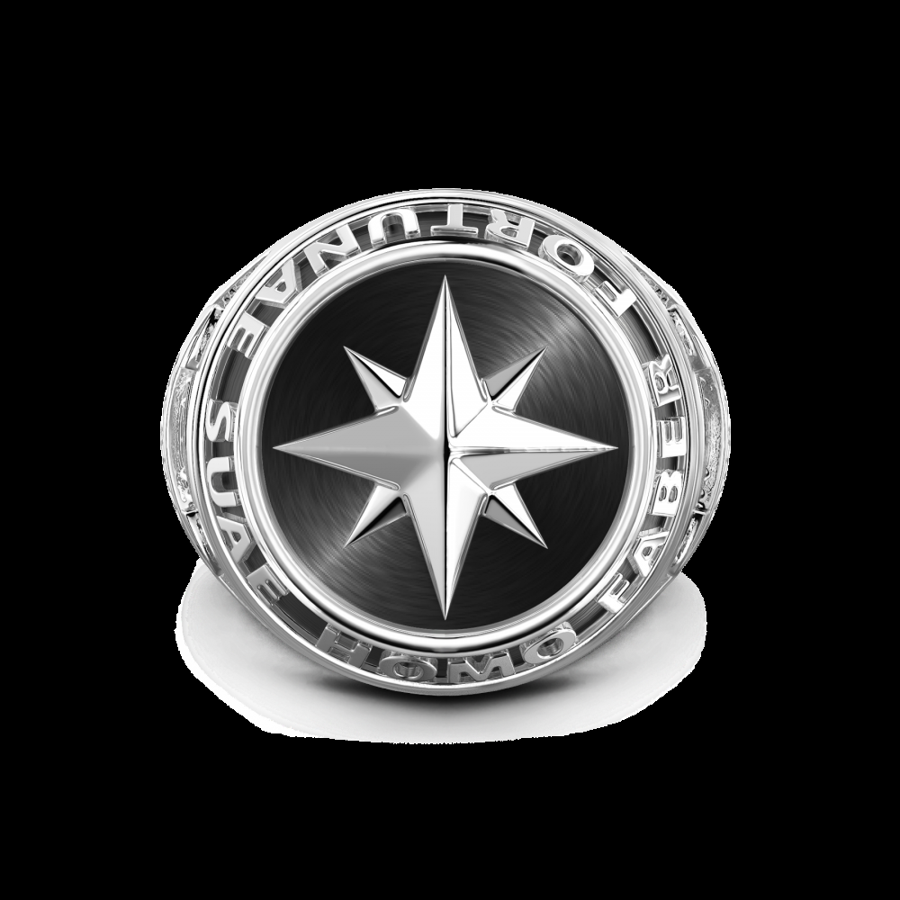 Zancan Anello Zancan in argento con rosa dei venti Offerta Anniversario