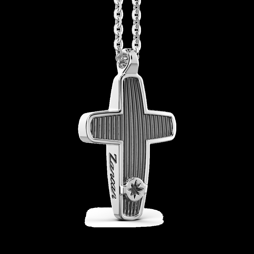 Zancan Collana Zancan in argento con pendente a croce Offerta migliore
