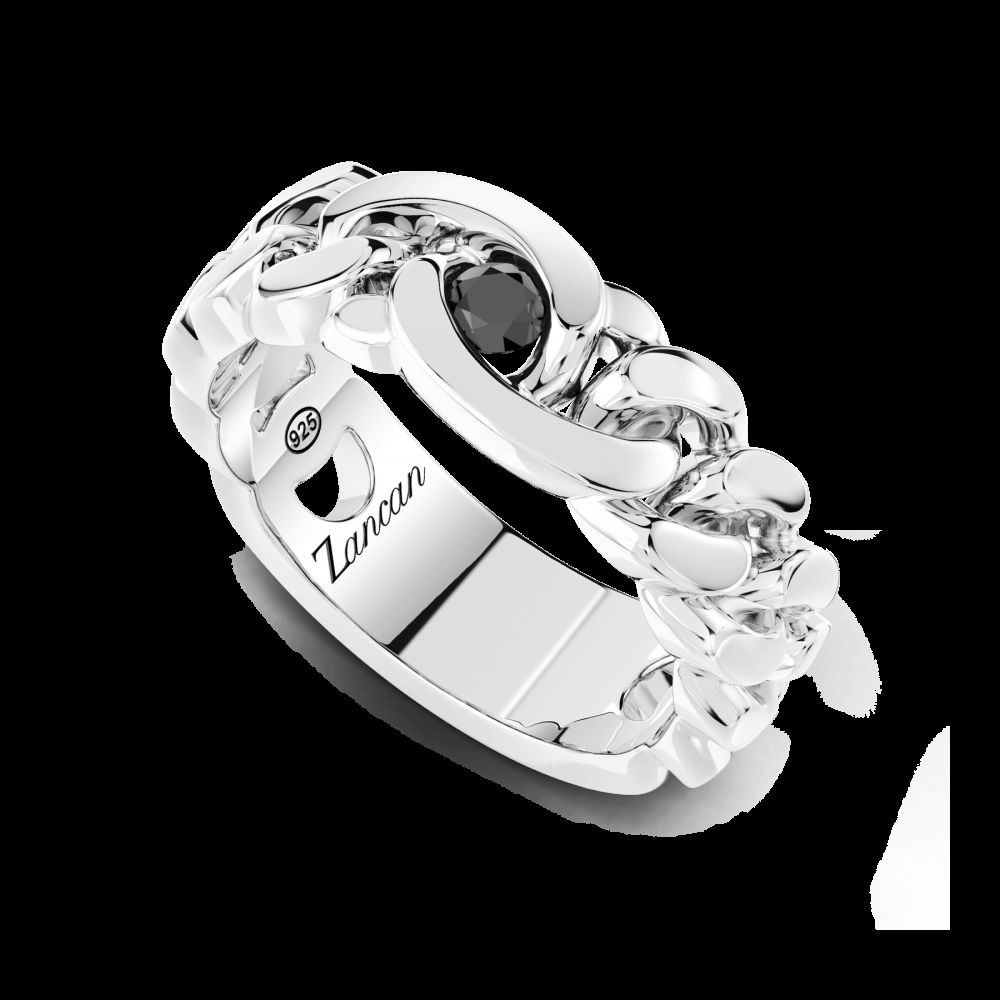 Zancan Anello in argento Zancan con pietre naturali Offerta settimanale