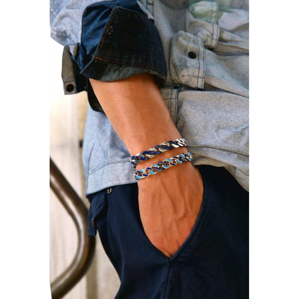 Zancan Bracciale a grumette Zanca in argento e ceramica Shopping online
