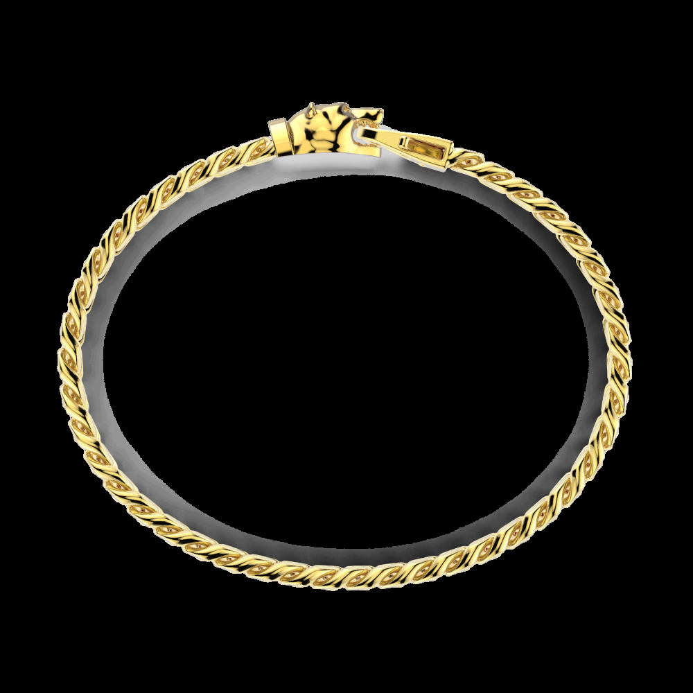 Zancan Bracciale a grumetta Zancan in argento con chiusura a testa d'orso Cyber Monday