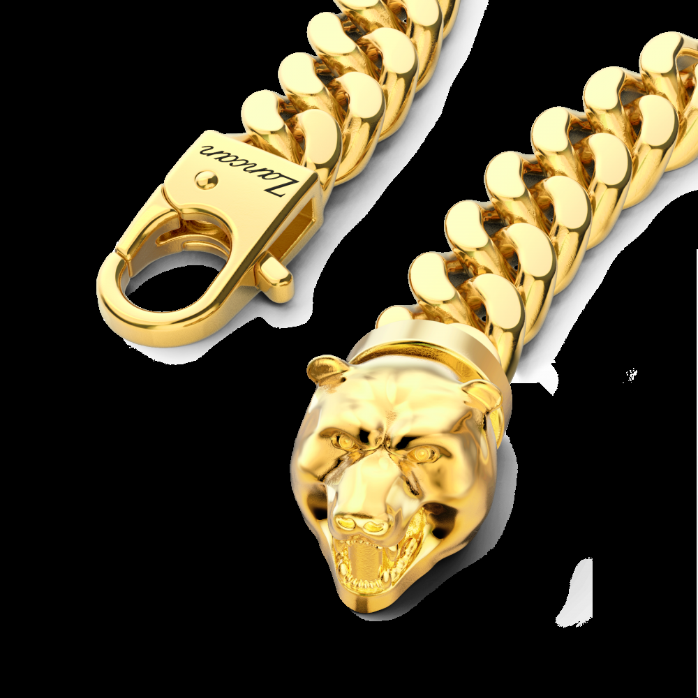 Zancan Bracciale a grumetta Zancan in argento con chiusura a testa d'orso Cyber Monday