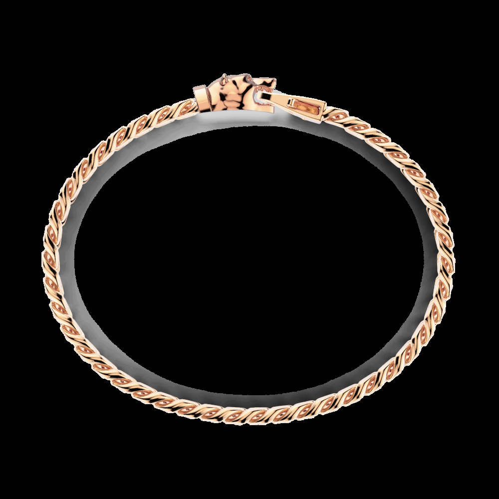 Zancan Bracciale a grumetta Zancan in argento con chiusura a testa d'orso Offerta Pasqua