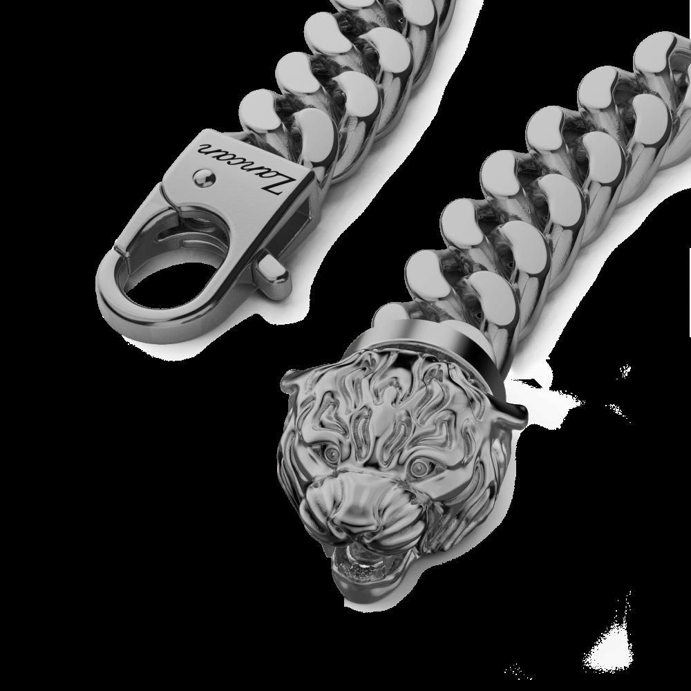 Zancan Bracciale a grumetta Zancan in argento con chiusura a testa di tigre Offerta migliore