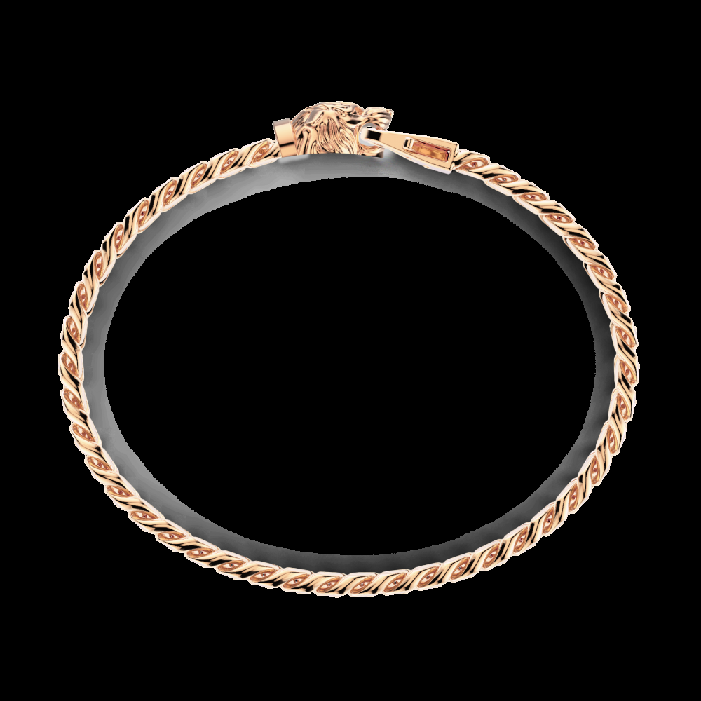 Zancan Bracciale a grumetta Zancan in argento con chiusura a testa di tigre Latest fashion