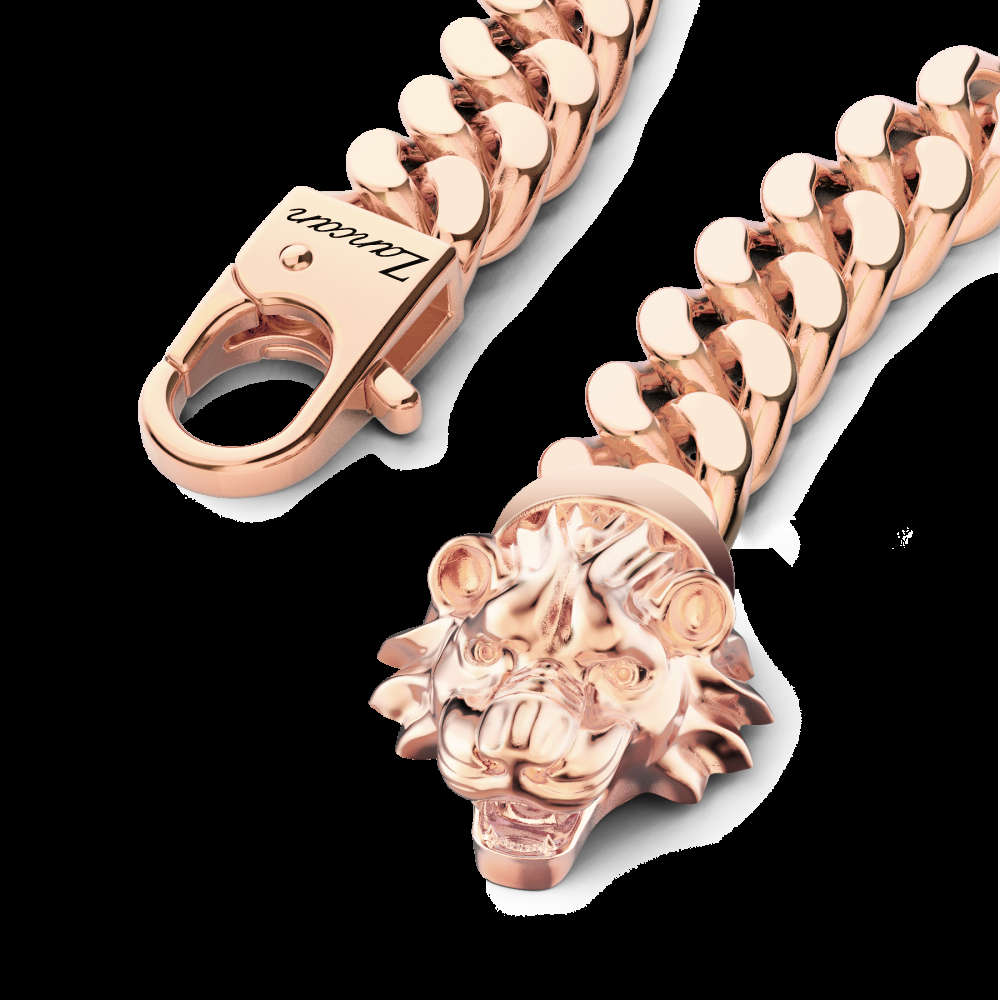Zancan Bracciale a grumetta Zancan in argento con chiusura a testa di leone Lightning offer