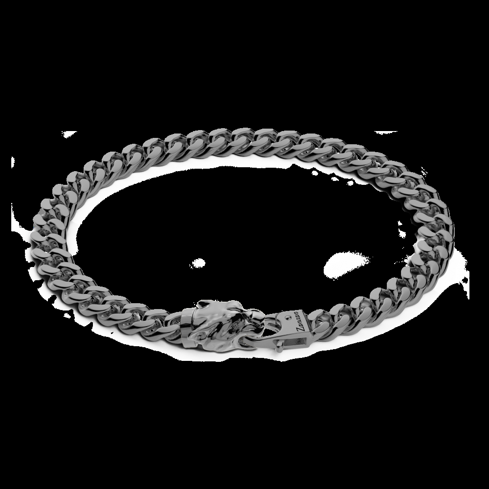 Zancan Bracciale a grumetta Zancan in argento con chiusura a testa di pantera Bestseller