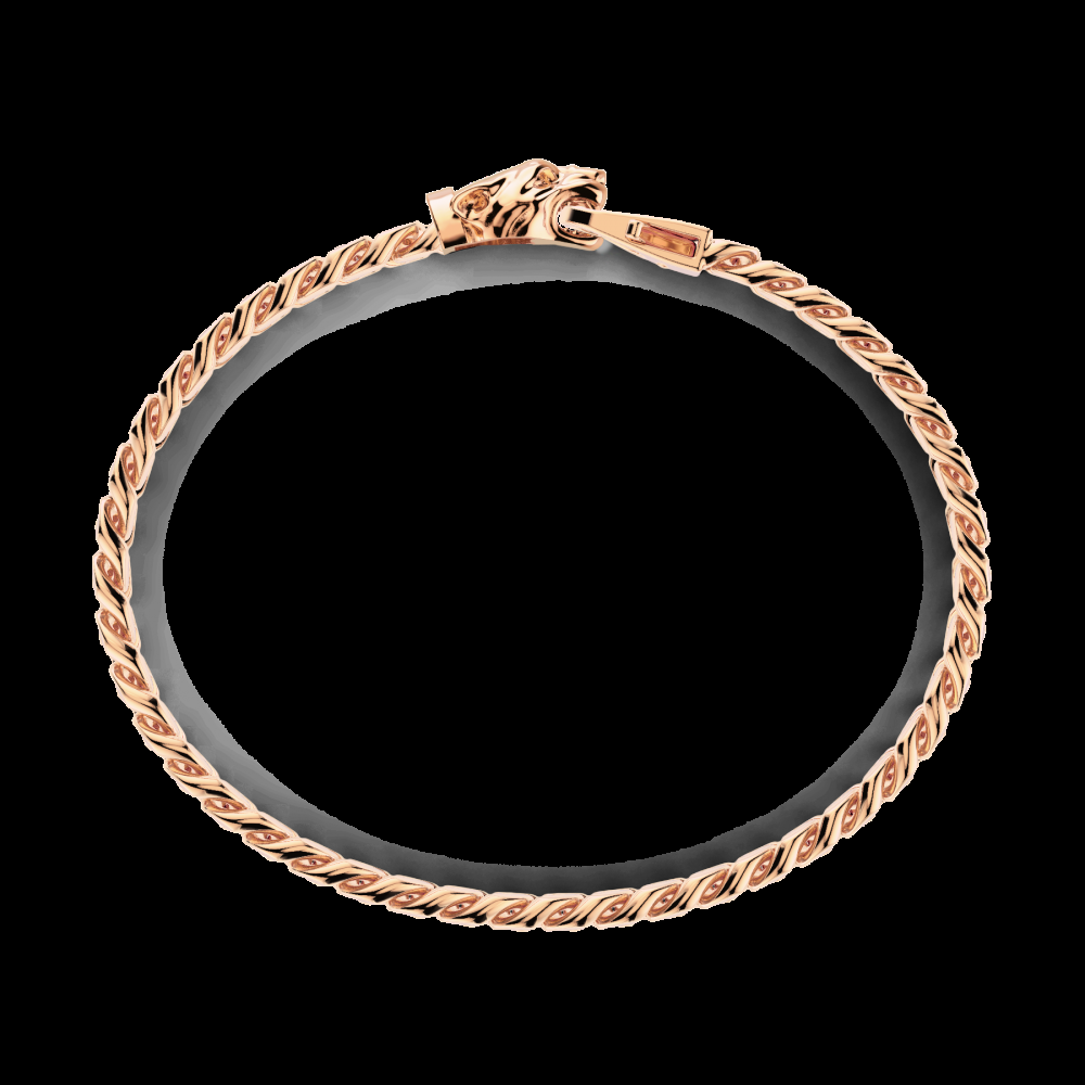 Zancan Bracciale a grumetta Zancan in argento con chiusura a testa di pantera Offerte stagionali
