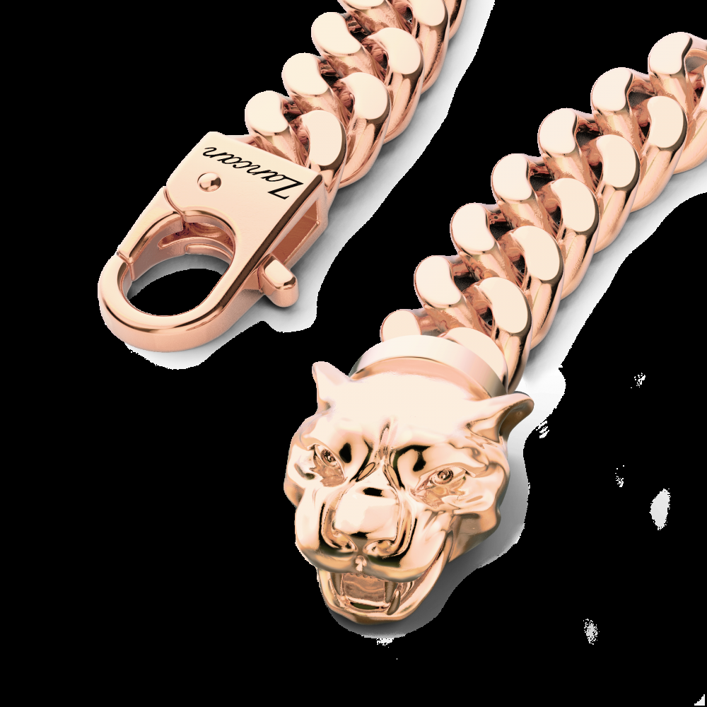 Zancan Bracciale a grumetta Zancan in argento con chiusura a testa di pantera Offerte stagionali