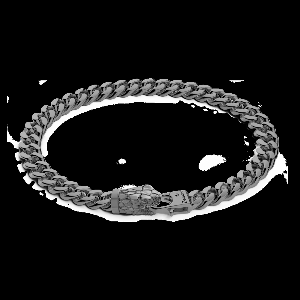 Zancan Bracciale a grumetta Zancan in argento con chiusura a testa di serpente Offerte giornaliere