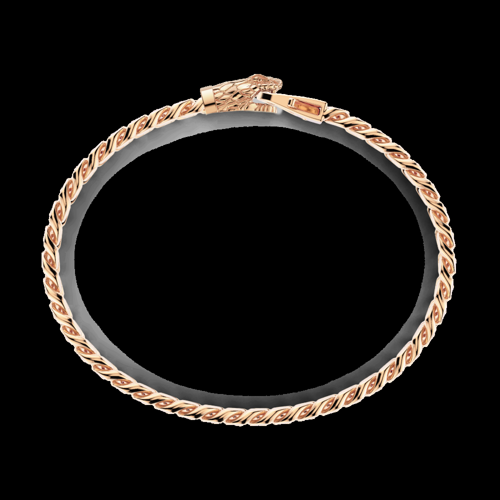 Zancan Bracciale a grumetta Zancan in argento con chiusura a testa di serpente Offerte speciali
