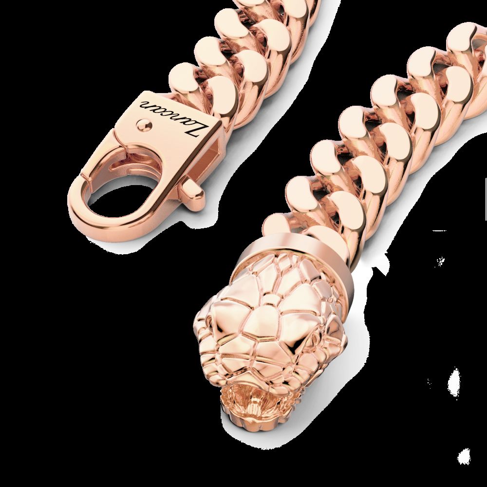 Zancan Bracciale a grumetta Zancan in argento con chiusura a testa di serpente Offerte speciali