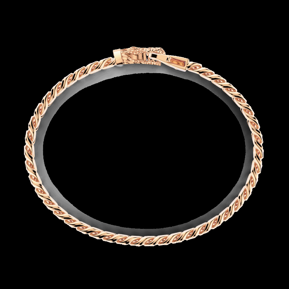 Zancan Bracciale a grumetta Zancan in argento con chiusura a testa di coccodrillo Super Saving Price