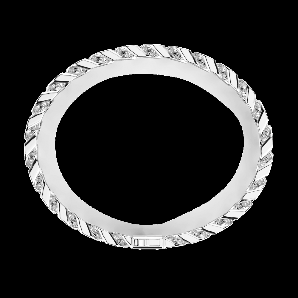 Zancan Bracciale a grumette Zanca in argento con smalto nero ACQUISTA ORA