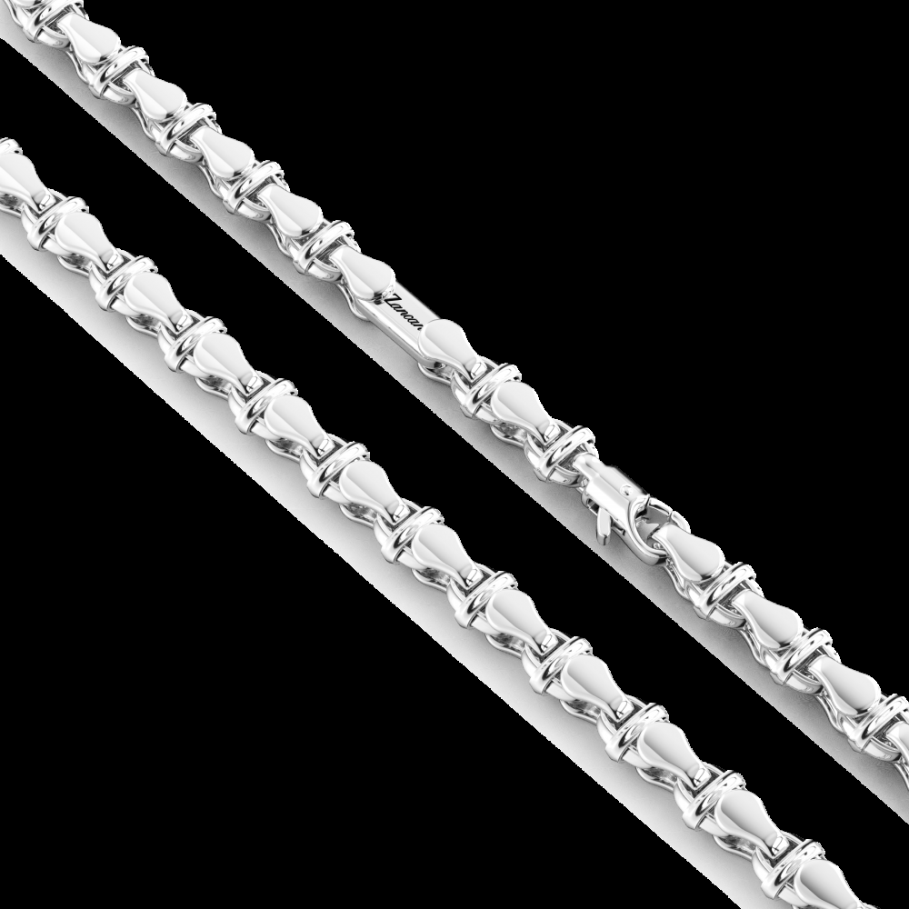Zancan Collana Zancan solo maglia in argento Negozi Online