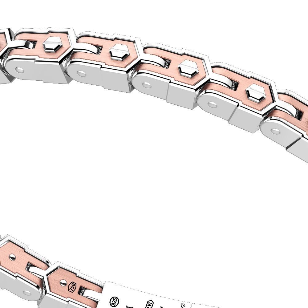 Zancan Bracciale solo maglia Zancan in oro rosa 18k ed argento Novità