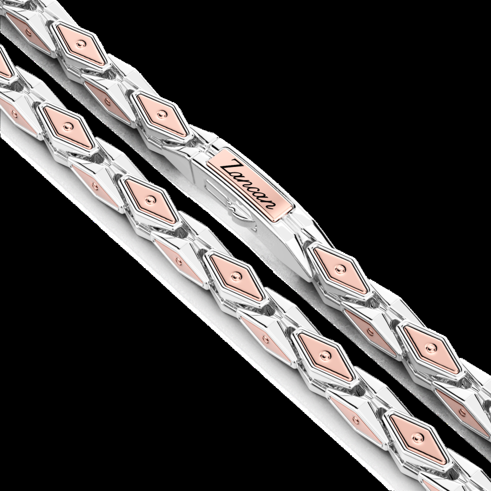 Zancan Collana Zancan in oro rosa 18k e argento In Vendita