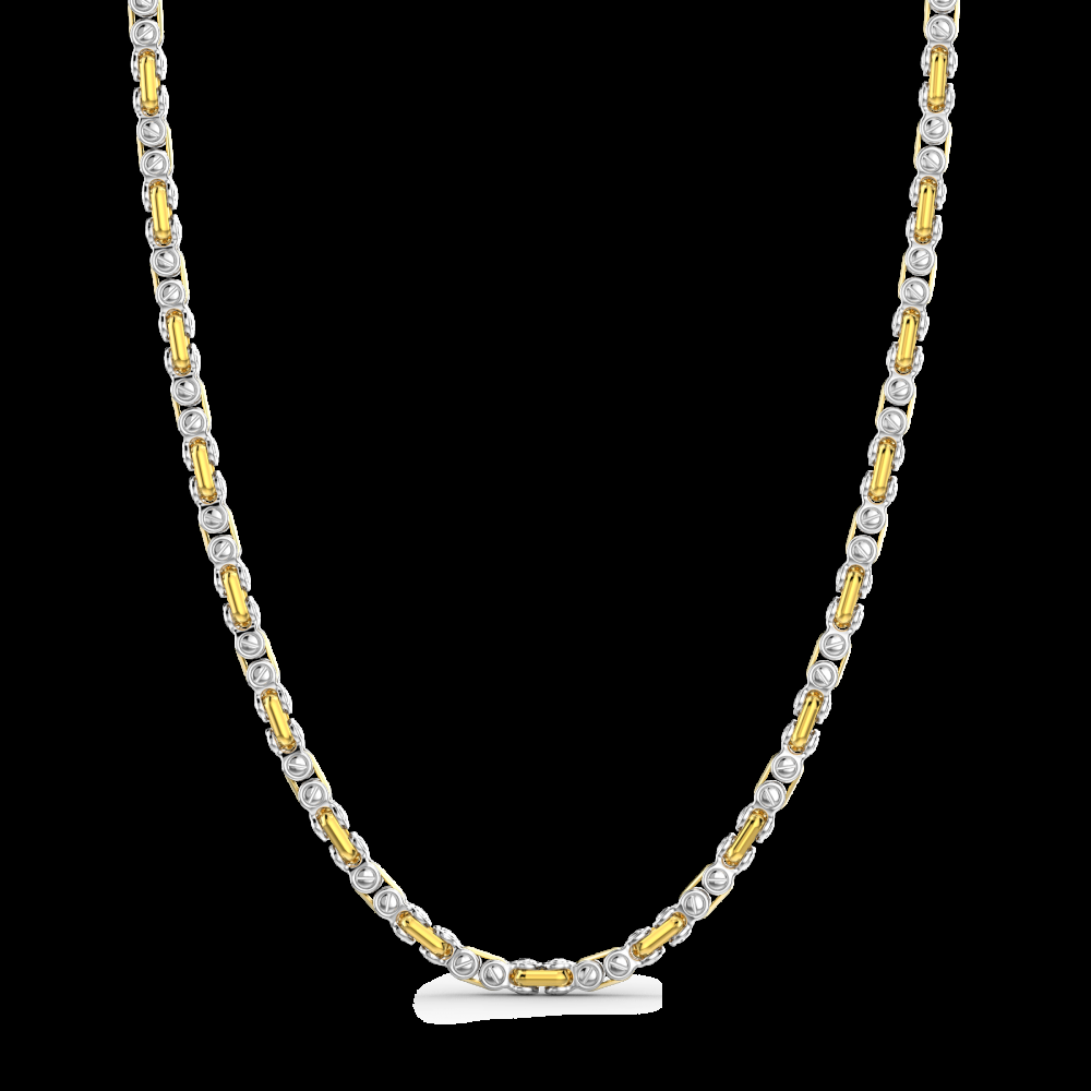 Zancan Collana da uomo Zancan a catena in argento e oro 18k Saldi